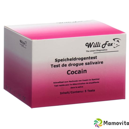 Willi Fox cocaine drug test saliva 5 pcs buy online