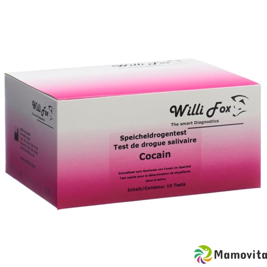 Willi Fox cocaine drug test saliva 10 pcs buy online