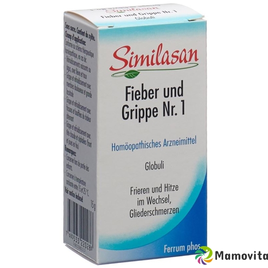 Similasan Fieber und Grippe Nr. 1 Globuli 15g buy online