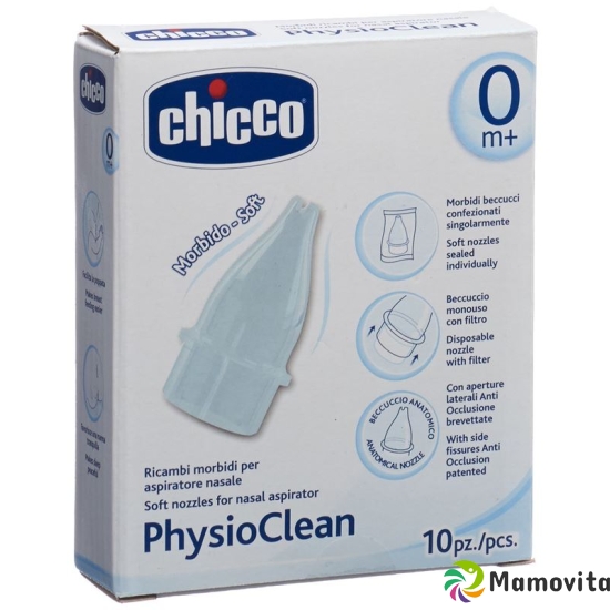 Chicco Physioclean Ersatztei Nasenschleimentfe 0m+ buy online