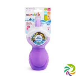 Munchkin Trinkhalm Flasche 296ml Click Lock