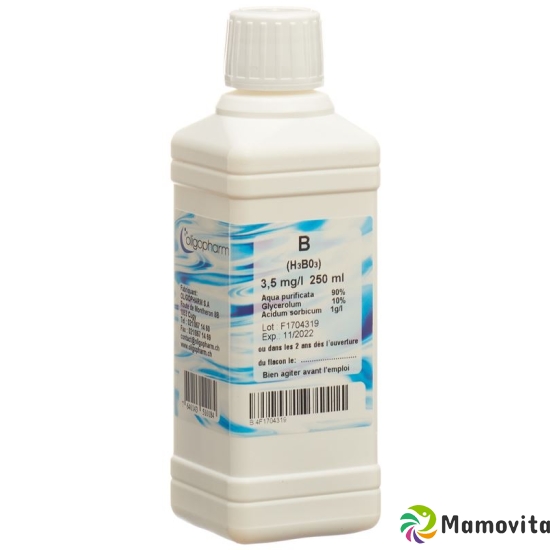 Oligopharm Bor Lösung 3.5mg/l 250ml buy online