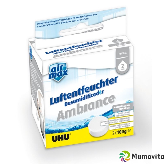 Uhu Airmax Luftentfeuchter Tabs Neutral 2x 100g buy online