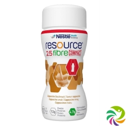 Resource 2.5 Fibre Compact Drink Cappuccino 4x 125ml