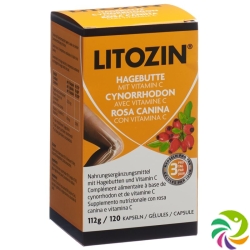 Litozin Kapseln Hagebutten & Vitamin C 120 Stück