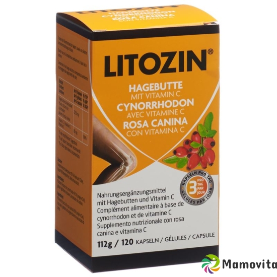 Litozin Kapseln Hagebutten & Vitamin C 120 Stück buy online