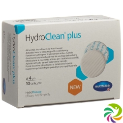 Hydroclean Plus Wundkissen 4cm Rund 10 Stück