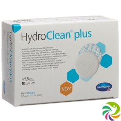 Hydroclean Plus Wundkissen 5.5cm Rund 10 Stück