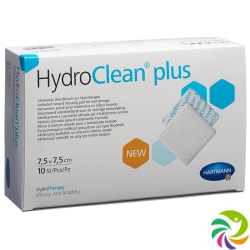 Hydroclean Plus Wundkissen 7.5x7.5cm 10 Stück