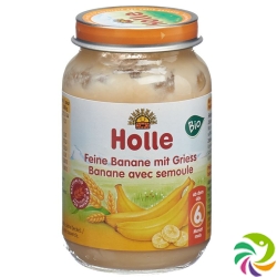 Holle fine Banana with Semolina from the 6th month Organic 190g