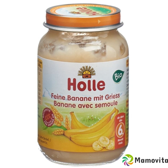 Holle fine Banana with Semolina from the 6th month Organic 190g buy online