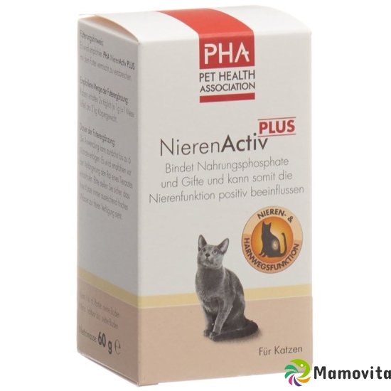 PHA NierenActiv Plus für Katzen Pulver Dose 60g buy online