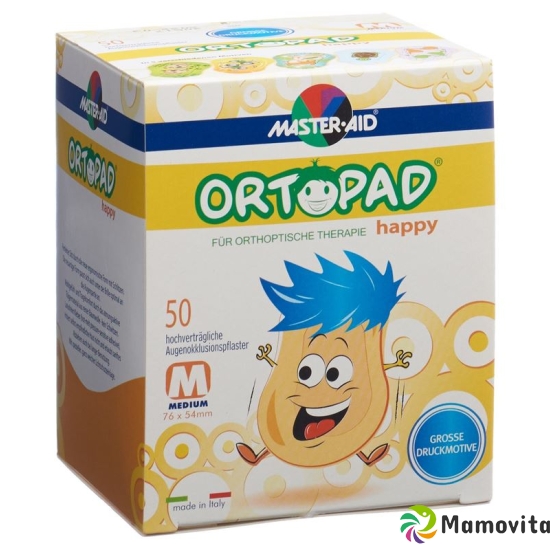 Ortopad Happy Occlusionspflaster Medium 50 Stück buy online