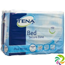 Tena Bed Plus Wings Bettschutz 80x180cm 20 Stück