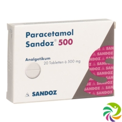 Paracetamol Sandoz Tabletten 500mg 20 Stück