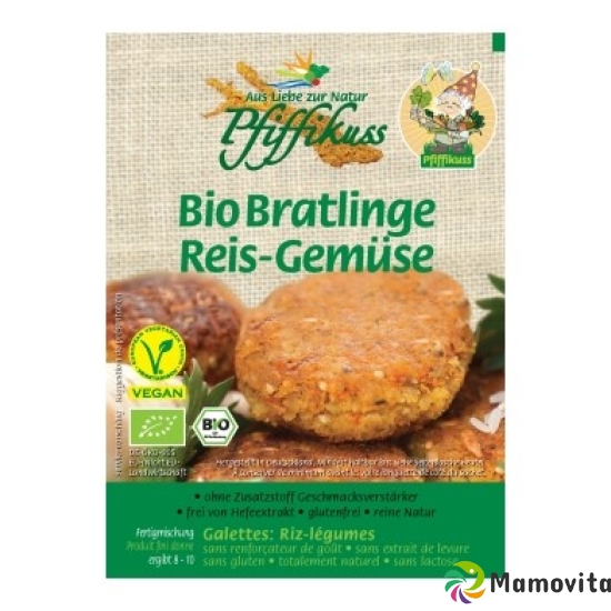 Pfiffikuss Bratlinge Reis-gemüse Bio 150g buy online