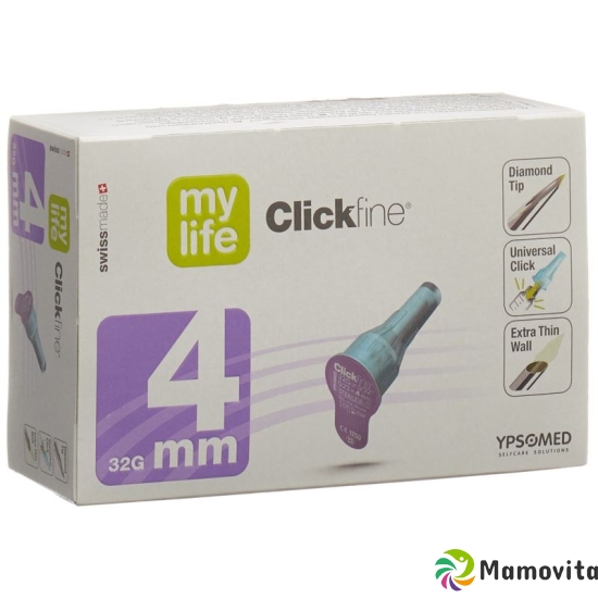 Mylife Clickfine Pen Nadeln 32g 4mm Box 100 Stück buy online