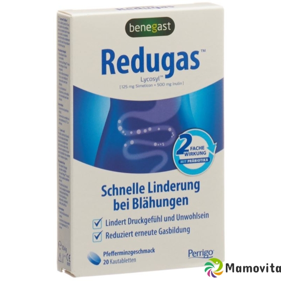 Benegast Redugas Kautabletten 20 Stück buy online