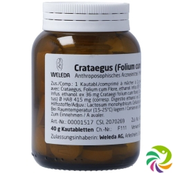 Weleda Crataegus Kautabletten Fol C Flor/fruct 40g