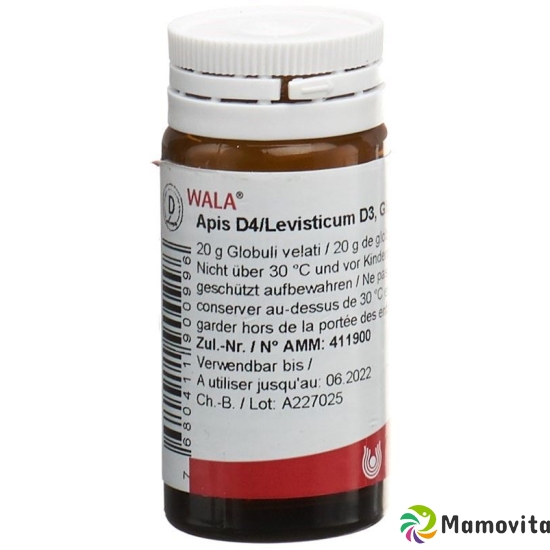 Wala Apis D4 / D3 Levisticum Glob 20 g buy online