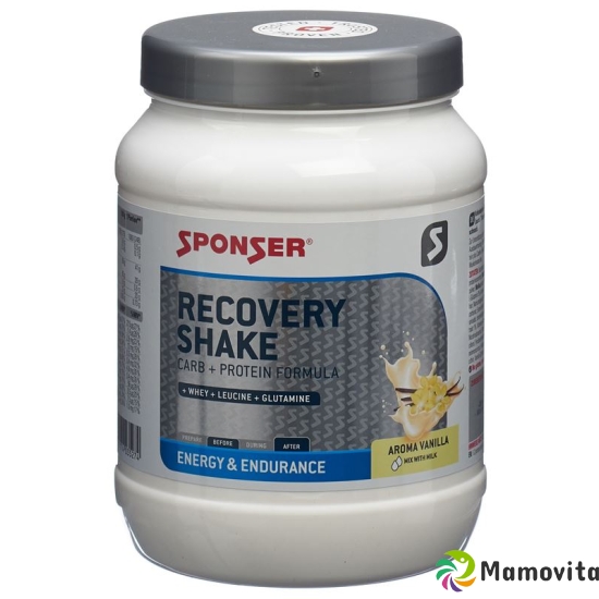 Sponser Recovery Shake vanilla powder can 900 g buy online