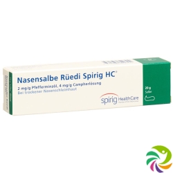 Nasal ointment Rüedi Spirig HC nasal ointment Tb 20 g