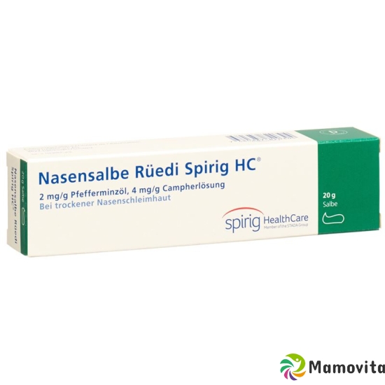 Nasal ointment Rüedi Spirig HC nasal ointment Tb 20 g buy online