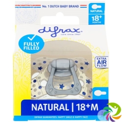 Difrax Nuggi Natural 18 + M silicone