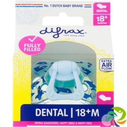 Difrax dental pacifier 18 + M silicone