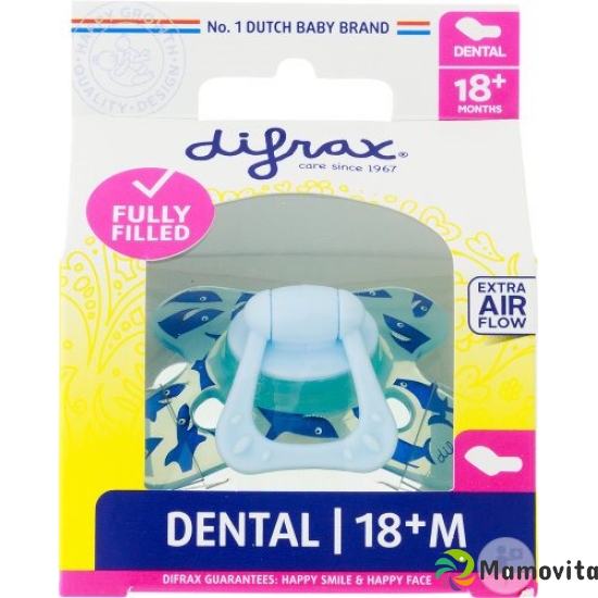 Difrax dental pacifier 18 + M silicone buy online