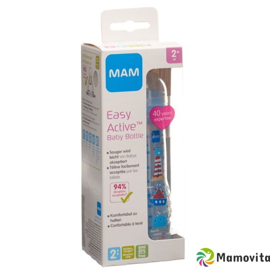 MAM Easy Active Baby Bottle 270ml bottle 2+ months buy online