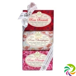 Nesti Dante soap rose Kit Collection 3 x 150 g