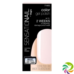 Sensationail gel polish babydoll pink