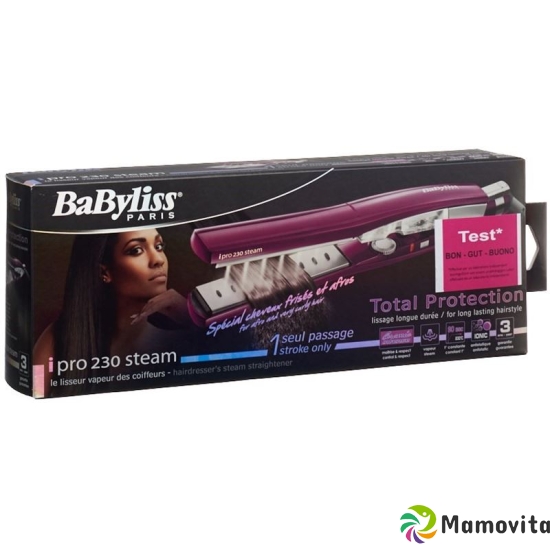 Babyliss hair straighteners Ipro 230 ionic steam buy online