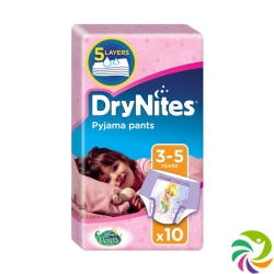 Huggies diapers Drynites Night Girl 3-5 years 10 pcs