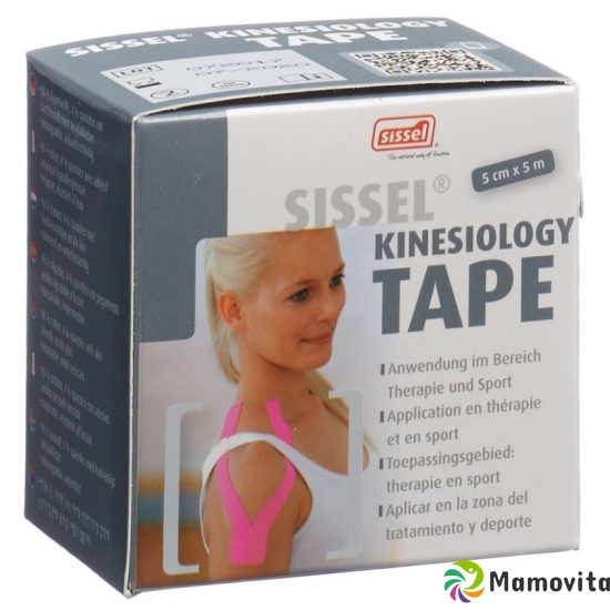 Sissel Kinesiology Tape 5cmx5m pink buy online