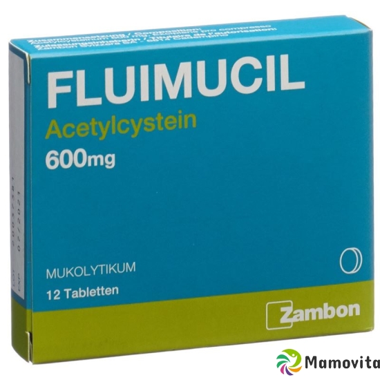 Fluimucil 600 mg (new) 12 tablets buy online