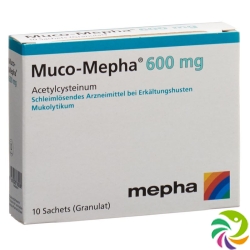 Muco Mepha granules 600 mg 10 sachets