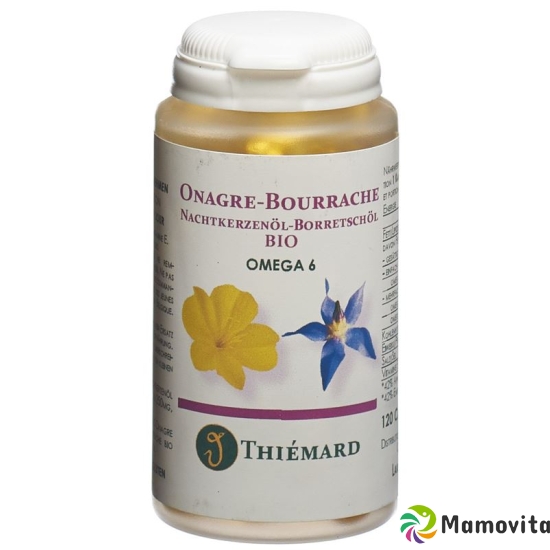 Evening Primrose borage oil Kaps 500 mg Omega 6 Bio 120 pcs buy online