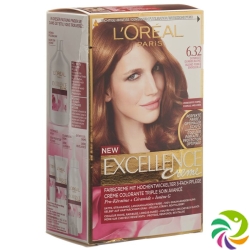 Excellence Creme Color 6:32 sunny brown hair