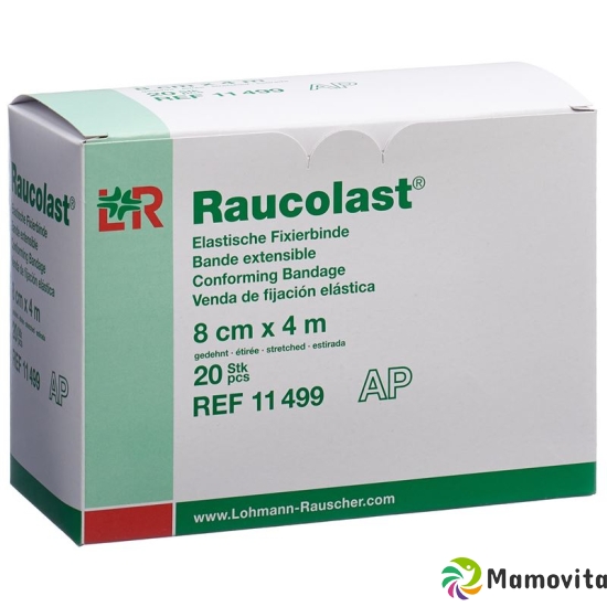 Raucolast elastic bandage 8cmx4m 20 pcs buy online