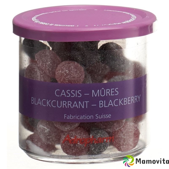 Adropharm cassis and blackberry soothing lozenges 140 g buy online