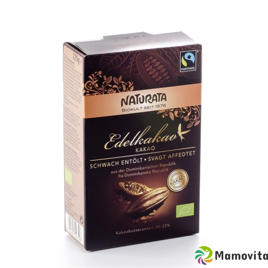 Naturata Edelkakao Schw Entölt 125g buy online