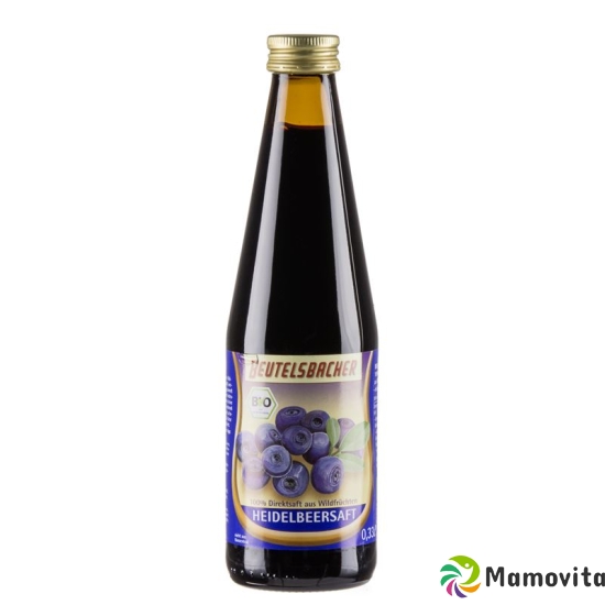 Beutelsbacher Heidelbeersaft Mutters Flasche 0.33L buy online