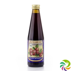 Beutelsbacher Preiselbeer Muttersaft Flasche 0.33L