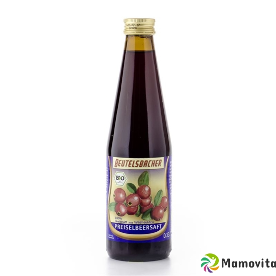 Beutelsbacher Preiselbeer Muttersaft Flasche 0.33L buy online