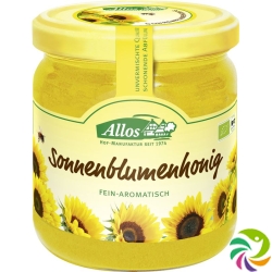 Allos Honig Sonnenblumen Glas 500g