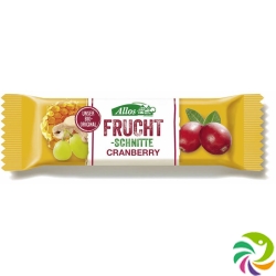 Allos Cranberry Fruit Bar 40 g Bio