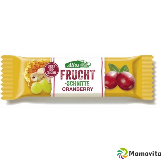 Allos Cranberry Fruit Bar 40 g Bio buy online