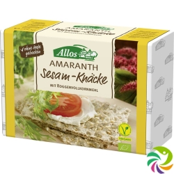 Allos Knaeckebrot Amaranth-Sesam 250g